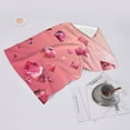 thumbnail image 4 of Pink Diamonds Fallen Face Wash Cloth 27.5×16in Hand Towels Bathroom Soft Absorbent Kitchen Towel Spring Decorative Dish Hotel Gym Spa, 4 of 5
