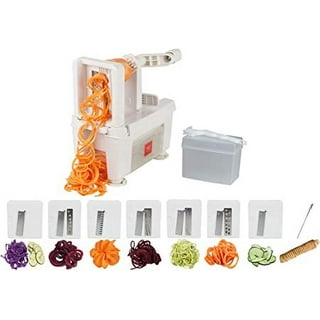 Ovzne Zucchini Noodle Maker Spaghetti Spiralizer - Blades Vegetable Slicer  for Veggie Noodles and Curly Chips Clearance