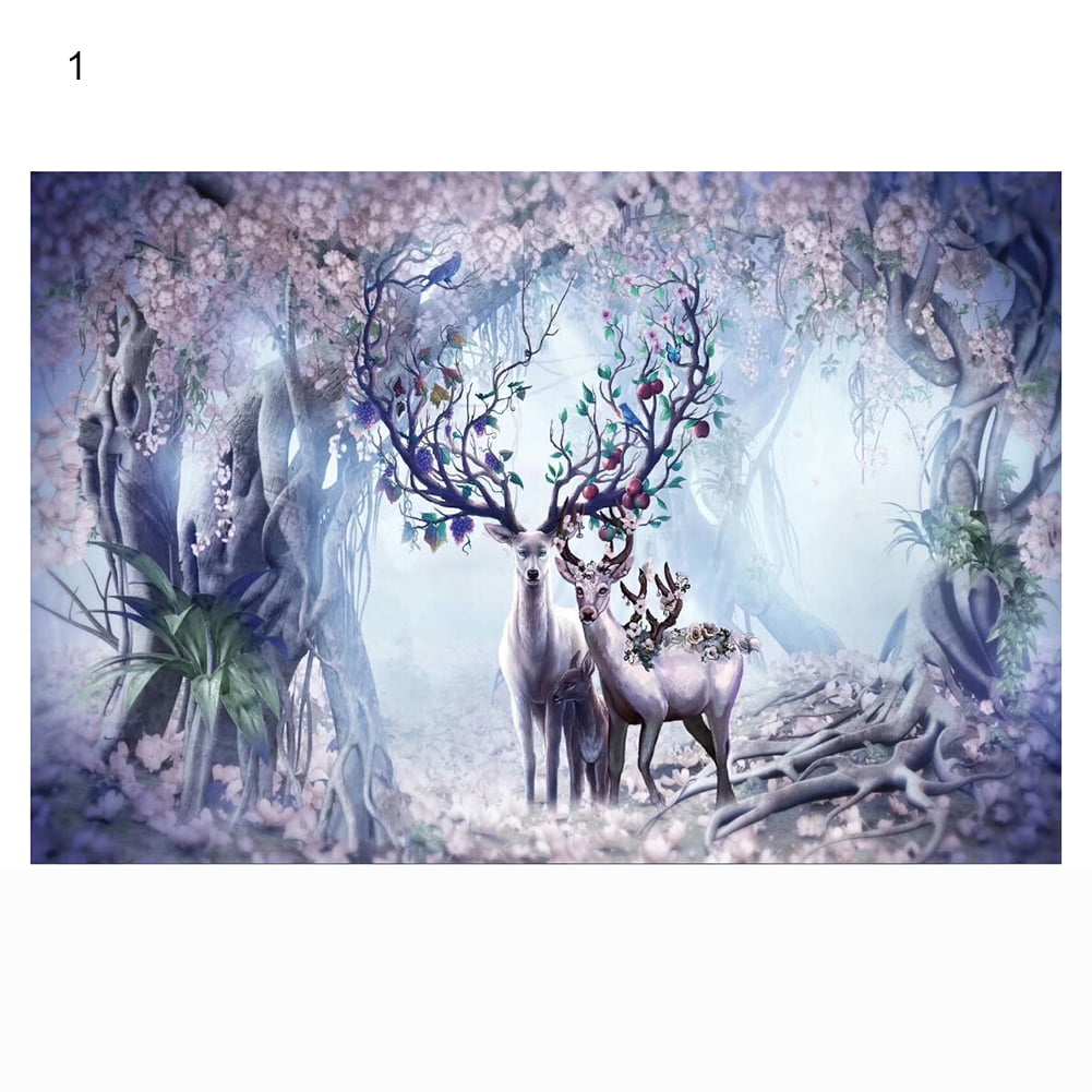 Jigsaw Puzzle 1000Pcs Toys Deer In the Forest Decorative Painting Puzzles Game 