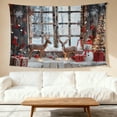 thumbnail image 7 of SOFIKAANMU Christmas Tapestries, Various Designs And Patterns, Winter Snow And Forest Tapestries, Bedroom And Dormitory Home Decor Tapestries, 6 Sizes, 80 X 60 Inches., 7 of 7