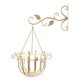 thumbnail image 1 of GOOHOCHY Juego de cesta colgante para plantas decorativas, maceta colgante para pared, cesta de flores con estante, 1 Juego, 1 of 7