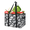 Multicolor 3, variant on Vintage Roses Reusable Grocery Bag, Large Foldable Grocery Totes Shopping Bag for Groceries, Blue Shopping Bags with Handles for Kitchen Trunk Picnic