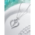 thumbnail image 3 of Dorunmo Baptism Cross Necklace 925 Sterling Silver Heart Cross Necklace Christian Baptism Gifts First Communion Cross Pendant Baptism Jewelry Gifts for Women, 3 of 6