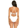 thumbnail image 2 of Becca by Rebecca Virtue Womens Layla Beachwear Nylon One-Piece Swimsuit, 2 of 3