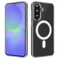 thumbnail image 1 of For Samsung Galaxy A55 5G Clear Phone Case Compatible with MagSafe TPU+Acrylic Back Cover - Clear, 1 of 5