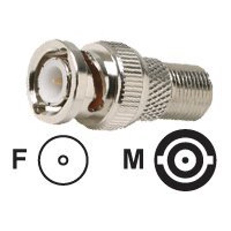 Steren BNC Series F Jack to BNC Plug Adapter
