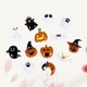 thumbnail image 3 of 100 unids Calabaza de Halloween DIY Accesorios de Resina Fantasma Flatback Cabochon Adorno Accesorios para Artesanía Fabricación de Decoración Del Partido, 3 of 7