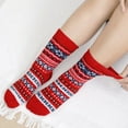 thumbnail image 2 of Fuzzy Socks, LOFIR Christmas Socks Women, Womens Tube Crew Socks Cozy Warm Winter Ladies Socks, Xmas Plush House Socks Gifts for Woman Christmas Gifts, 2 of 8