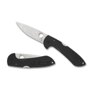 Spyderco Siren Lockback Knife Black G-10 (3.6" Satin) C247GP