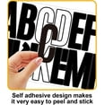 thumbnail image 4 of 552 Pcs 3 Inch Waterproof Letter Stickers - Self-Adhesive Vinyl with 32 Sheets of Alphabet, Numbers & Symbols for Mailbox, Door, Window, Address, Business Signs, Vehicles & More (Black), 4 of 15