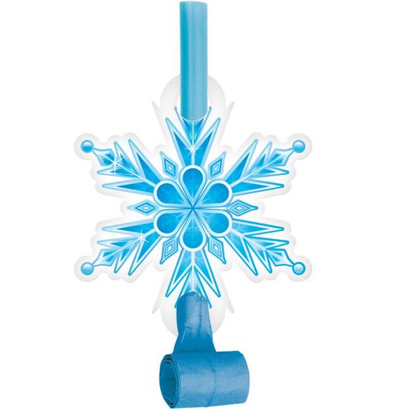 Creative Converting 344433 Souffleurs de Fête Princesse des Neiges 2.55 x 5.25 Po, Lot de 6 - 8 Unités