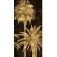 thumbnail image 2 of Bennett, Kate 9x14 White Modern Wood Framed Museum Art Print Titled - Golden Palms Panel II, 2 of 4