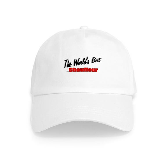 CafePress - The World's Best Chauffeur Cap - Adjustable 100% Brushed Unisex Casual Cotton Baseball Cap, Beige, 1
