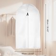 thumbnail image 4 of Ofertas Únicas 2 Pcs Bolsa de Ropa Transpirable a Prueba de Polvo para Armario 35.43"x23.62" Blanca, 4 of 6