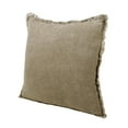 thumbnail image 3 of LR Home Estate Linen Poly Filled Pillow in Tan/Ivory, 20" x 20", 3 of 9