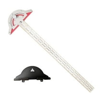 Woodworking Edge Ruler Woodworking Tools:0-70°Adjustable Protractor Angle Finder, Multifunctional Precision Carpentery Tools,20 Inch