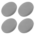 thumbnail image 1 of Fundas de Taburete Redondo de 4pcs, Fundas de Silla Redonda Diámetro 12-14", Cojines de Asiento de Silla Redonda Gris Claro, 1 of 6