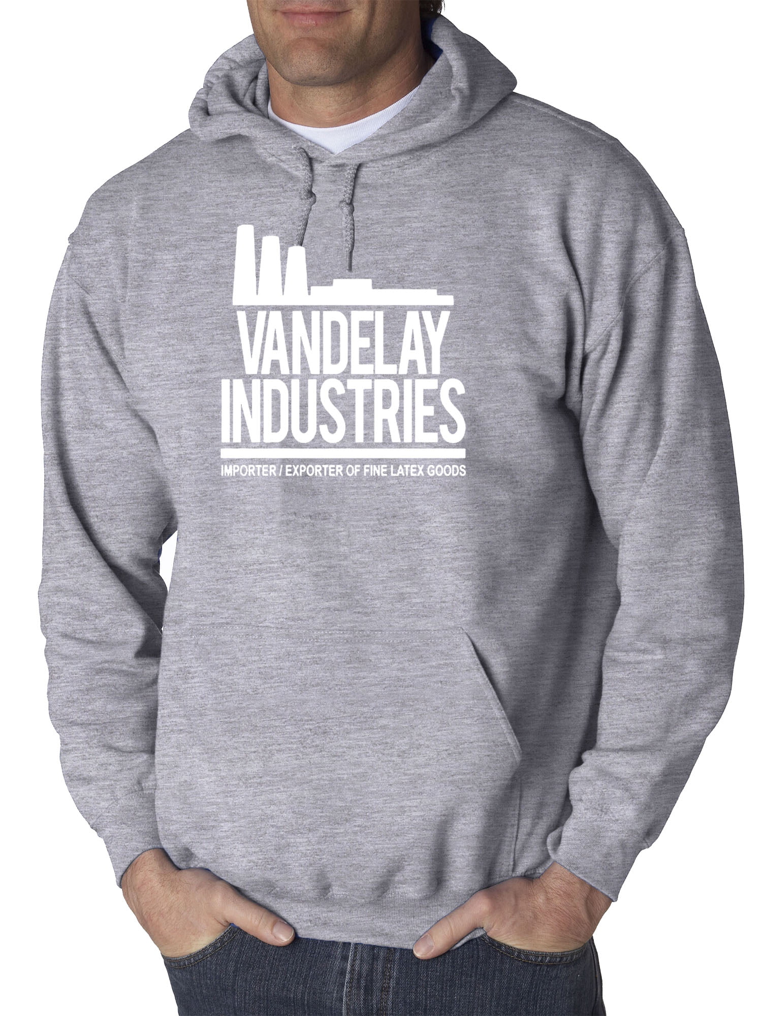 Vandelay Industries Importer Exporter Latex Products Two Tone Hoodie Sweatshirt