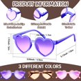 thumbnail image 4 of 9 Pares de Gafas de Sol para Niños Zhengmy Redondas con Corazón y Flor, 4 of 5