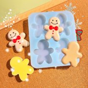 BQBQERT Silicone Cake Mold Fondant Gingerbreads Man Shaped Baking Tools Silicone Candy Suitable for Holiday Baking