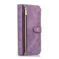 thumbnail image 4 of Crossbody Wallet Case for Samsung Galaxy Z Fold 6 with RFID Blocking Card Slot Holder, Magnetic Flip Folio Purse Case, PU Leather Zipper Handbag with Detachable Lanyard Strap Phone Case,Purple, 4 of 12