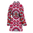thumbnail image 2 of Vintage Indian Mandala Women Bathrobe One Size Univeral Fits, Bohemian Mandala Yoga Boho Fashion Lightweight Plush Fleece Long Robe For Women, 2 of 3