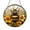 Stained Glass 7.87 Inch, variant on Nature Themed Bee Glass Window Ornament with Floral Design, Decorative Light Catching Hanging Art for Home Window Display