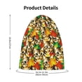 thumbnail image 4 of Honeii Kittens With Maple Leaves Print Kids Knit Beanie Watch Hat ,Knit Cap for Boys and Girls, 4 of 7