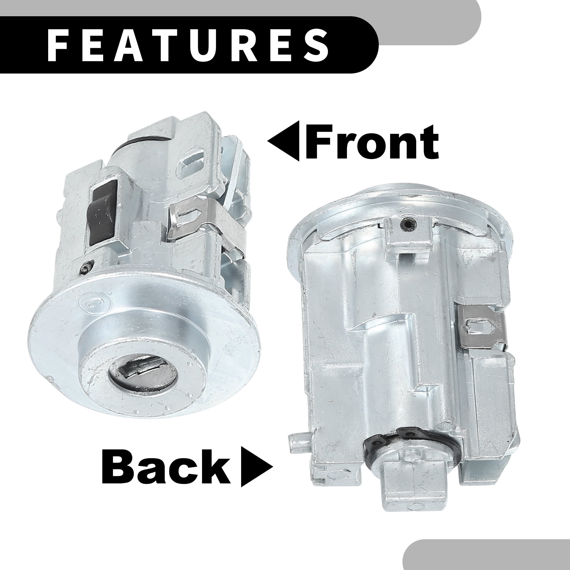 Unique Bargains Ignition Lock Cylinder W/ Keys No.6905704030 - Car Ignition Switch Lock