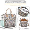 thumbnail image 5 of Pioneer Flower Floral Print Pattern Womens Lunch Box for Work,Insulated Large Lunch Bag for Tween and Teen,Loncheras Para Mujer,Leakproof Adult Lunch Bag for Work,Beach,Travel,Picnic,Camping, 5 of 7
