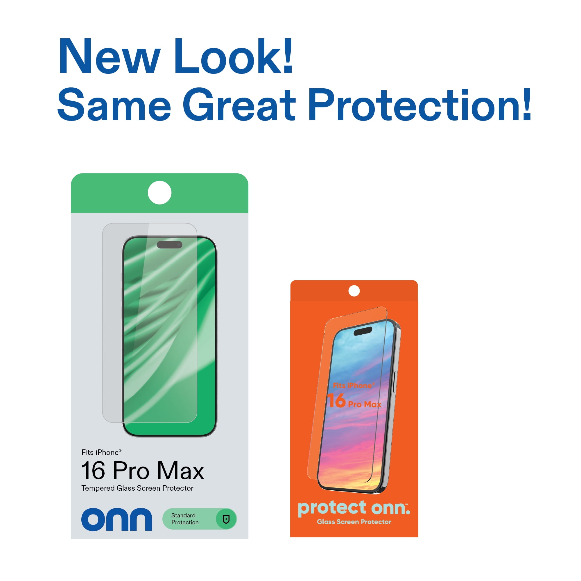 onn Glass Screen Protector for iPhone 16 Pro Max