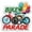 Bike Parade Patch, variant on 12 pieces 2" Custom Activity Scouts Applique Fun Patches - Triathlon Patch