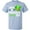 AE-Light Blue, variant on Happy St. Patrick's Day Green Hat and Clovers T-Shirt