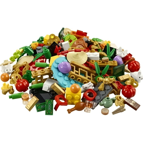 LEGO Lunar New Year VIP Add-On Pack - 124 Piece Building Kit [LEGO, #40605, Ages 6 ]