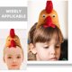 thumbnail image 4 of 1 par de accesorios para disfraz de pollo y gallo, diadema de pollo, diadema de gallo, diademas divertidas, accesorios para disfraces de animales para festivales, accesorios para fotos para adultos, 4 of 4