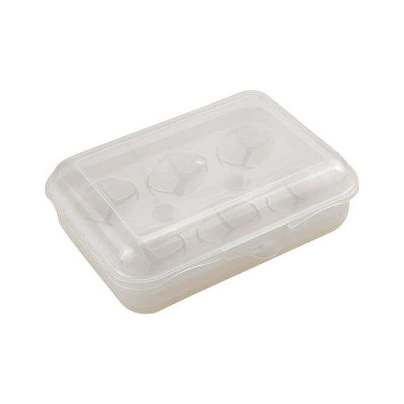 RKZDSR Portable 6-Egg Holder Carrier Container Dispenser Case - Shockproof Eggs Storage Protection Box for Outdoor Camping, Hiking, and Picnic Use