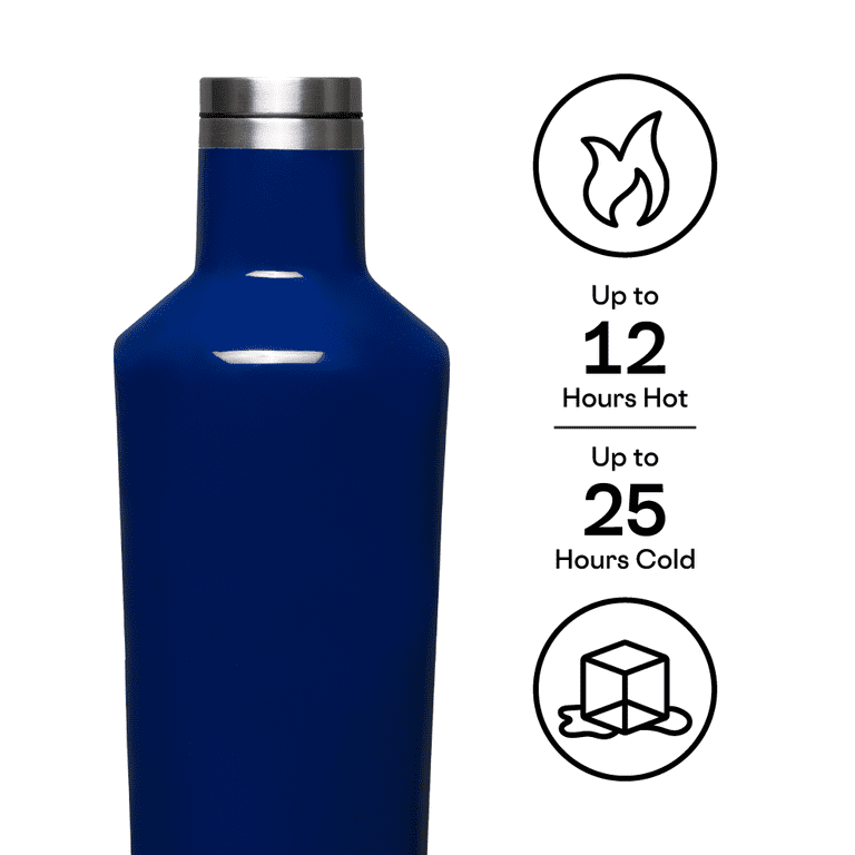 Corkcicle 25 oz Stainless Steel Canteen, Triple Insulated Water