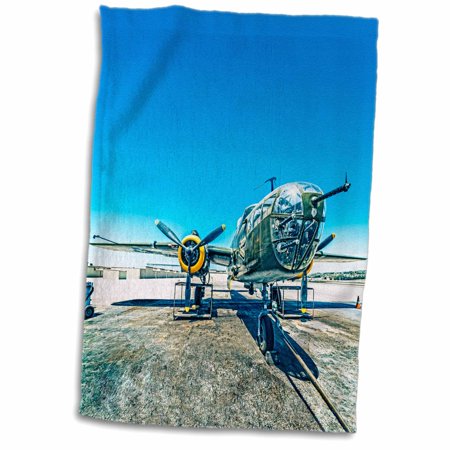 3dRose B-25 Mitchell Bomber - Towel  15 by 22-inch
