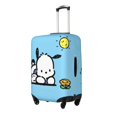 thumbnail image 2 of Cute Anime Cartoon Pochacco Travel Suitcase Protective Cover Trunk Case Washable Elastic Luggage Cover Fits Small Suitcase Protector Baggage With Concealed Zipper Gifts, 2 of 5