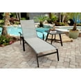 thumbnail image 4 of Hanover Foxhill All-Weather Commercial-Grade Aluminum Chaise Lounge Chair with Sunbrella Sling Fabric, 4 of 7