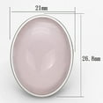 thumbnail image 2 of Sterling Silver Ring Precious Stone Light Rose LOAS865 for Women Style Rhodium, 2 of 2