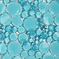 thumbnail image 6 of Bubbles Non-Slip Square Shower Mat Clear Aqua Blue 20″L X 20″W, 6 of 6