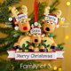 thumbnail image 3 of Adorno colgante para árbol de Navidad, familia feliz, bricolaje, ciervos, grupos familiares, renos, decoración navideña de Año Nuevo, 3 of 4