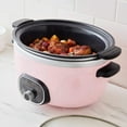thumbnail image 5 of GreenLife 6qt Healthy Ceramic Nonstick Slow Cooker | Pink, 5 of 11