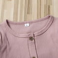 thumbnail image 4 of Boys Girls Button-down Cardigan  Solid Color Sweater  Casual Outerwear, 4 of 8
