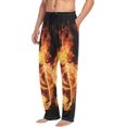 thumbnail image 5 of GZHJMY Music Note Men's Pajama Pants, Soft and Comfortable Lounge Sleep Bottoms with Pockets, Men's Sleepwear with Custom Print, Medium, 5 of 7