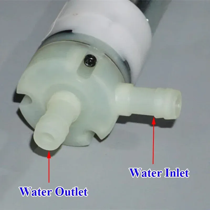 TCS JSB2438 Small Mini 370 Motor Water Pump DC 12V Micro 27mm Diaphragm Pump Self-priming Suction Water Pump DIY Dispenser Tank