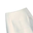 thumbnail image 5 of Women's High Waist Bodycon Pencil Skirt Stretchy Knee Length Midi Skirts for Busines Casual White S(S), 5 of 5