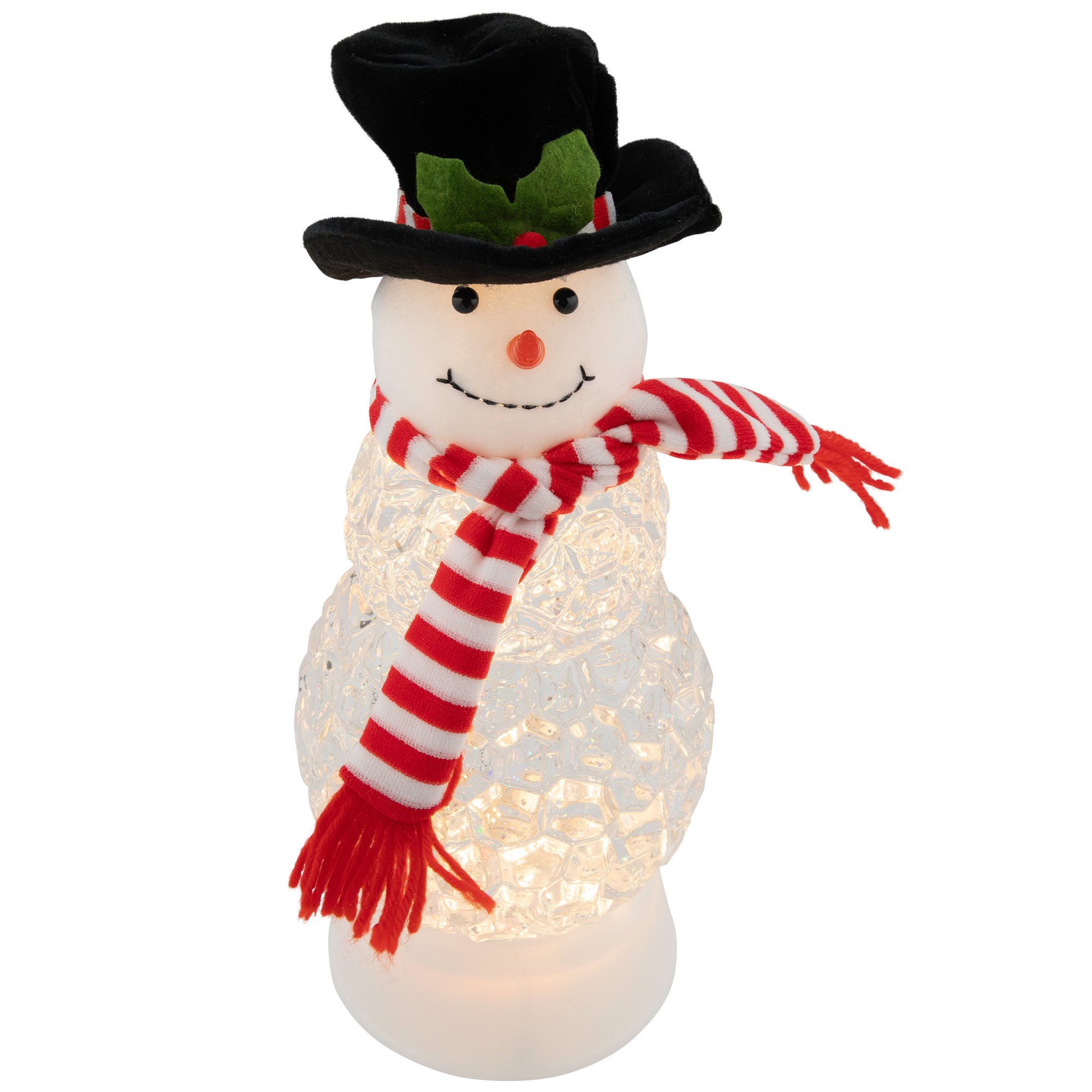 LED Lighted and Musical Snowman Christmas Snow Globe - 12"
