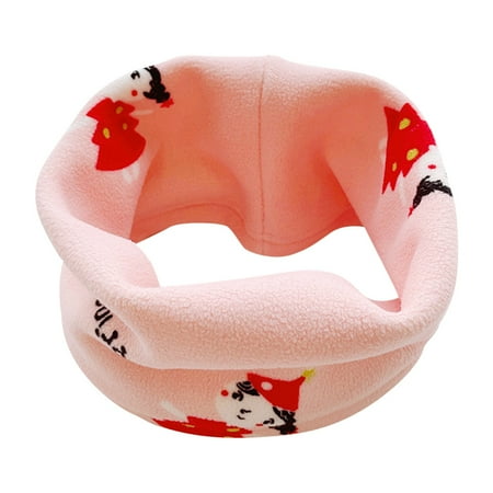 

QYZEU Scarfs And Hats for Toddlers Warm Scarfs Boys Warm Children S Scarf In Winter With Velvet Padded Children S Pullover Scarf Cartoon Printed Collar